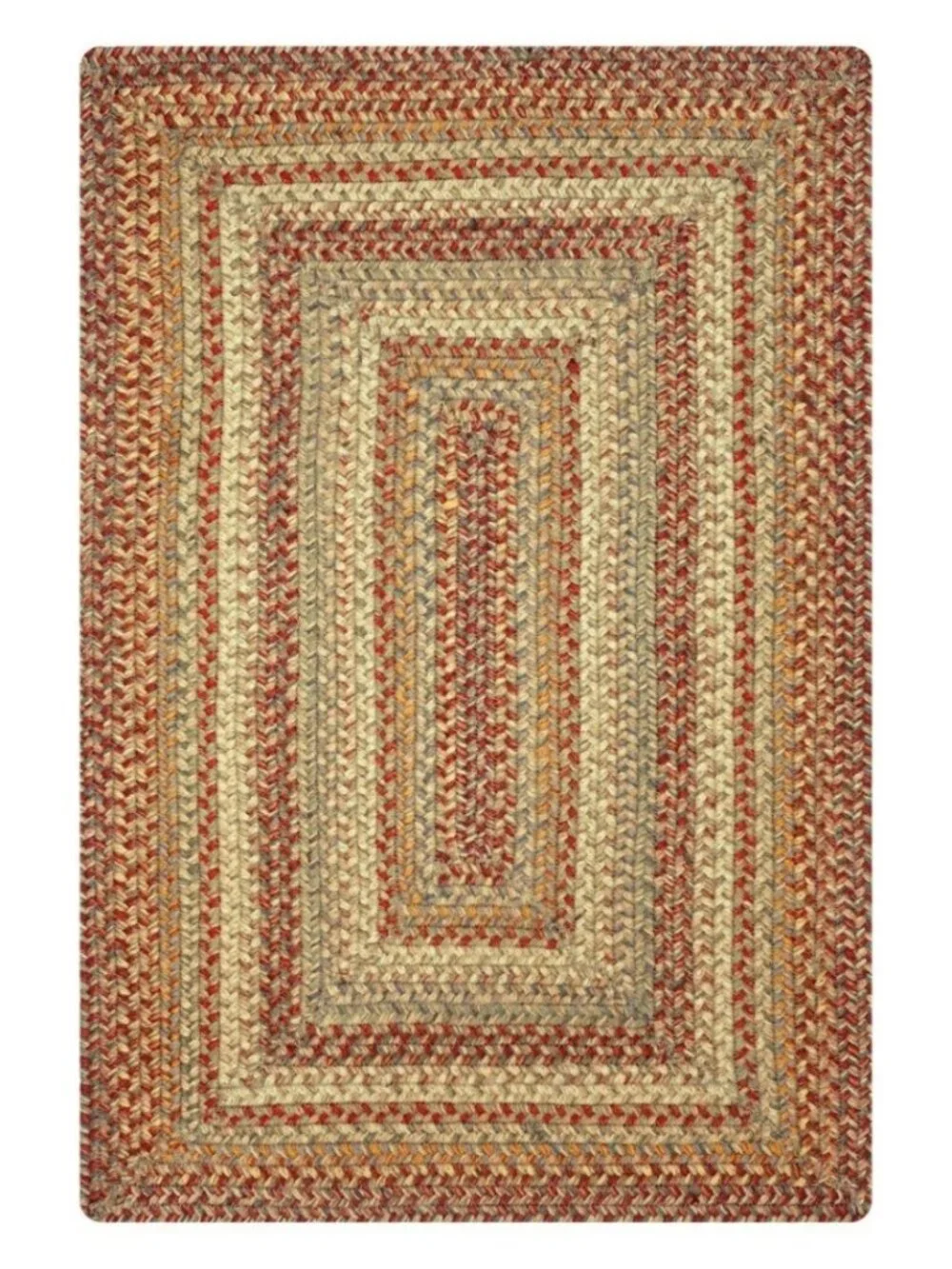Harvest Rectangle Braided Rug 20 x 30 by Homespice